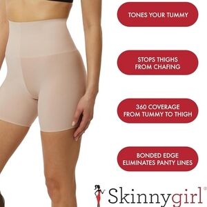 Skinnygirl Women's High Waist Shapewear in Nude Coco Flesh Tone